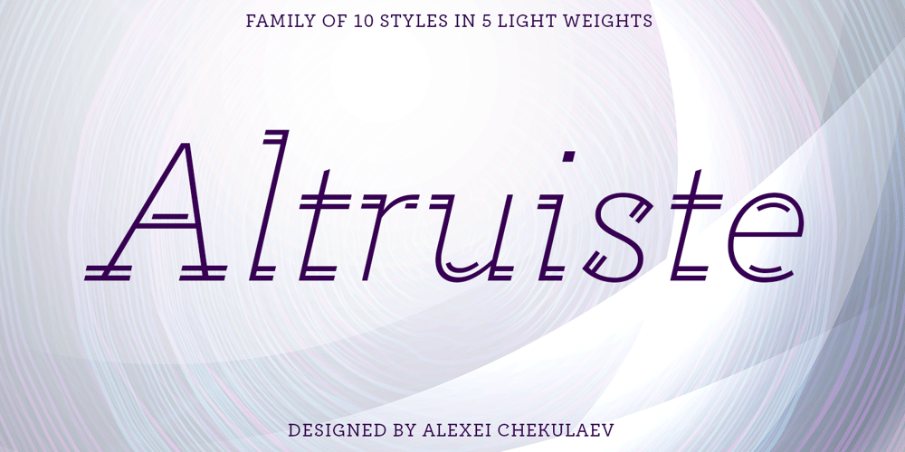 Altruiste font