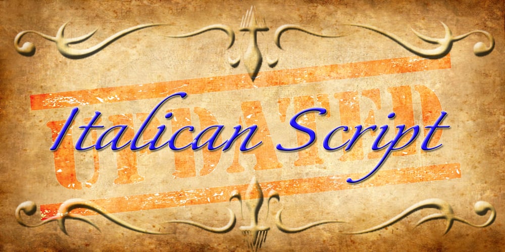 Italican Script font