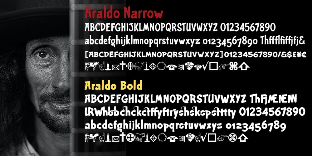 Araldo font