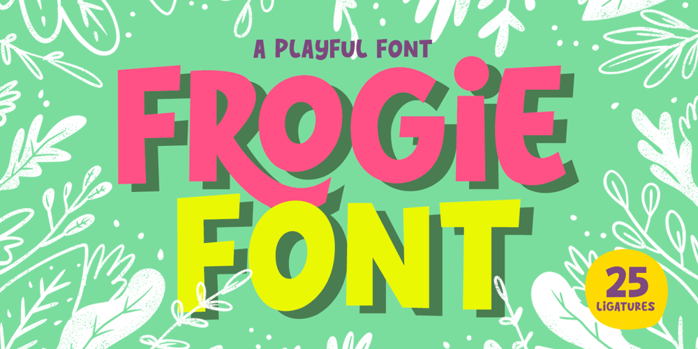 Frogie font