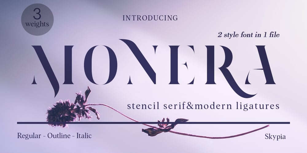 Monera font