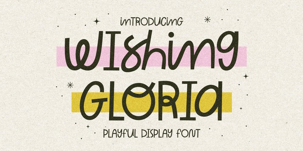 Wishful Gloria font