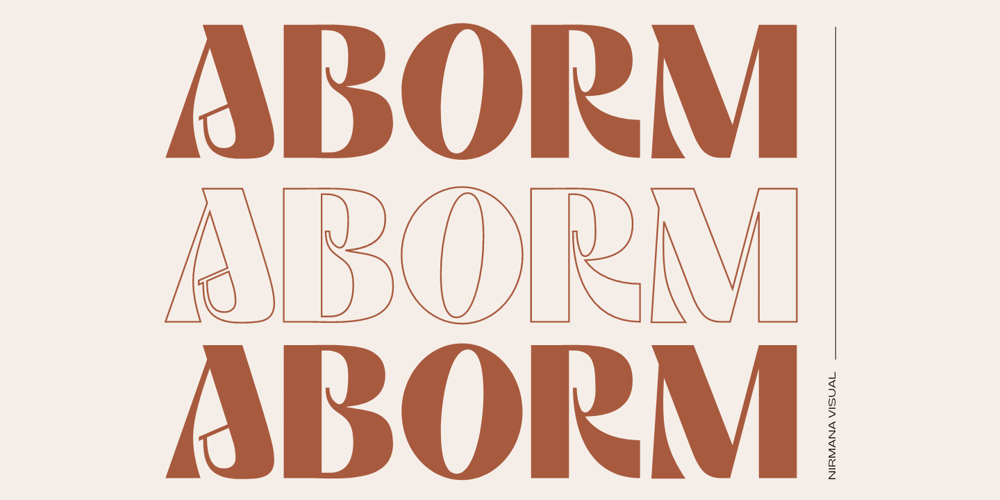 Aborm font