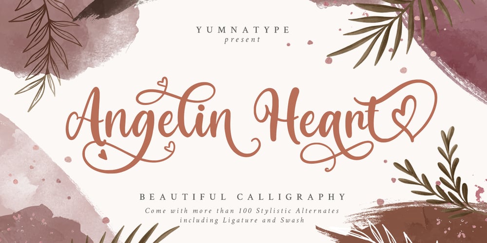 Angelin Heart font