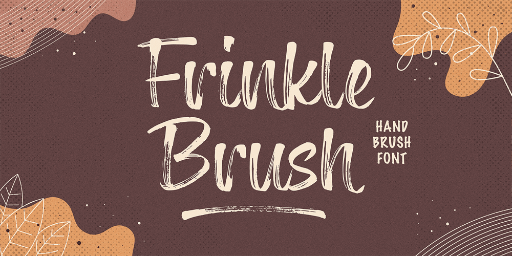 Frinkle Brush font