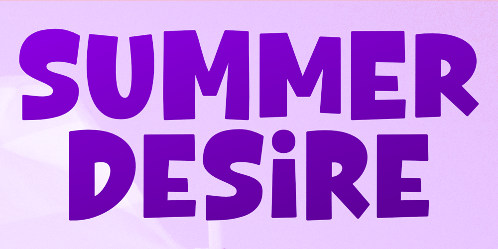 Summer Desire font