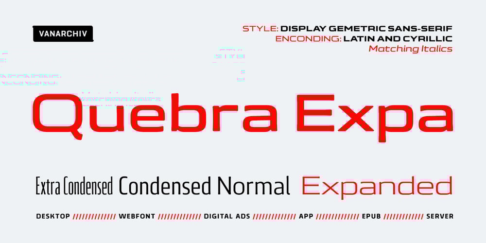 Quebra Expa font