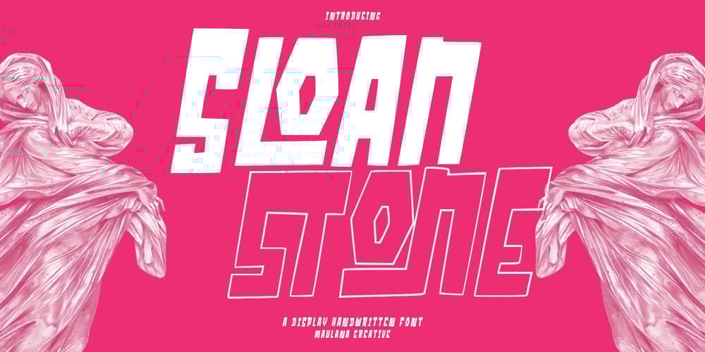 MC Sloanstone Outline font