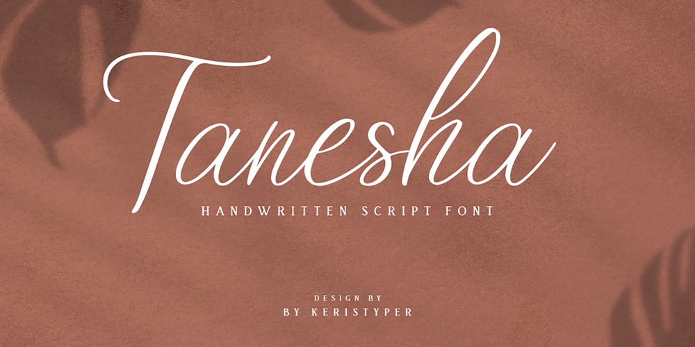 Tanesha font