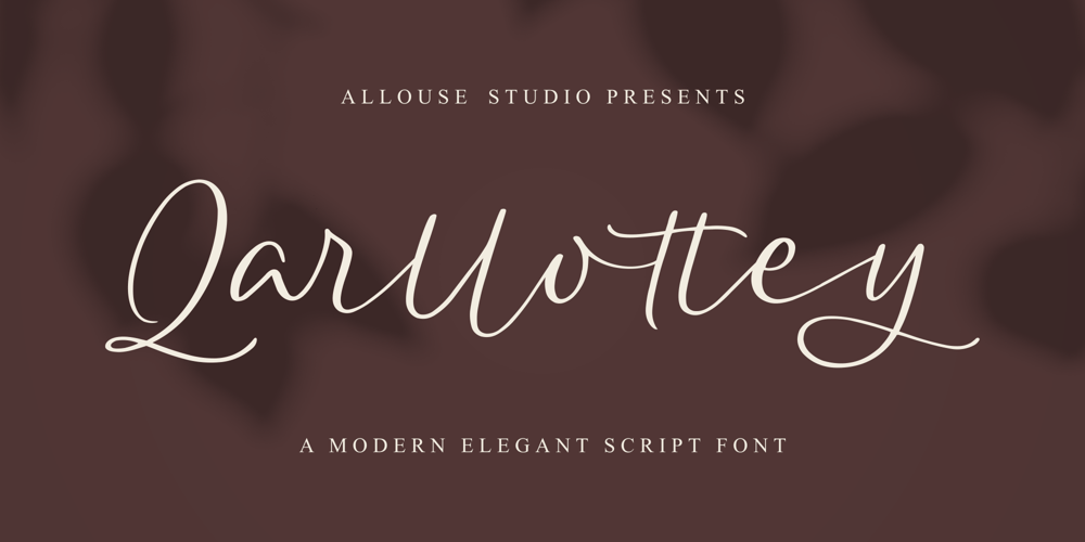 Qarllottey font