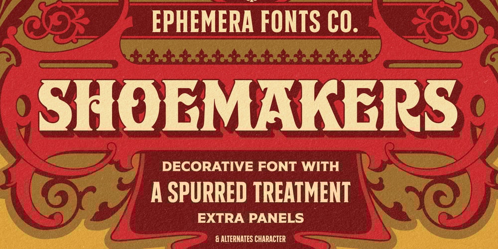 Ephemera Shoemakers font