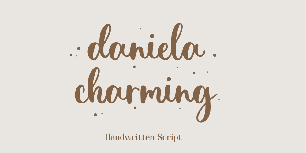 Daniela Charming font