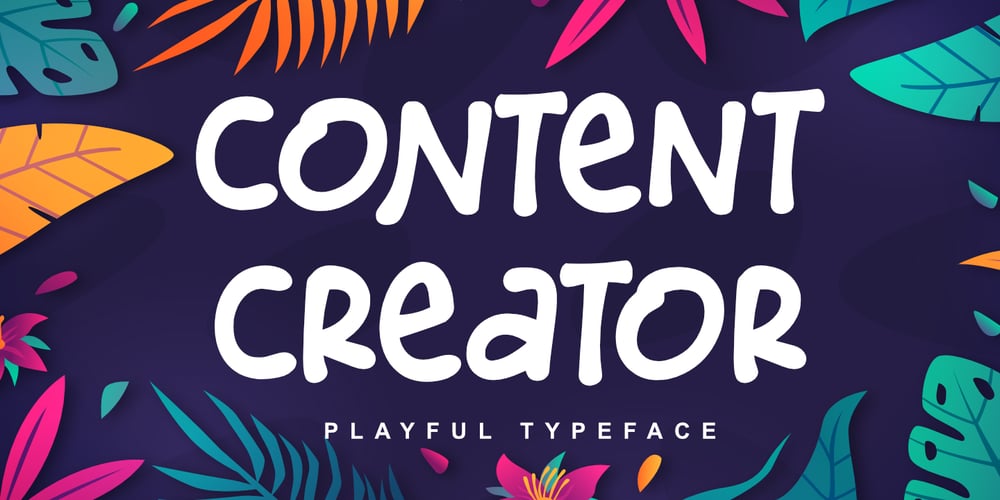 Content Creator font