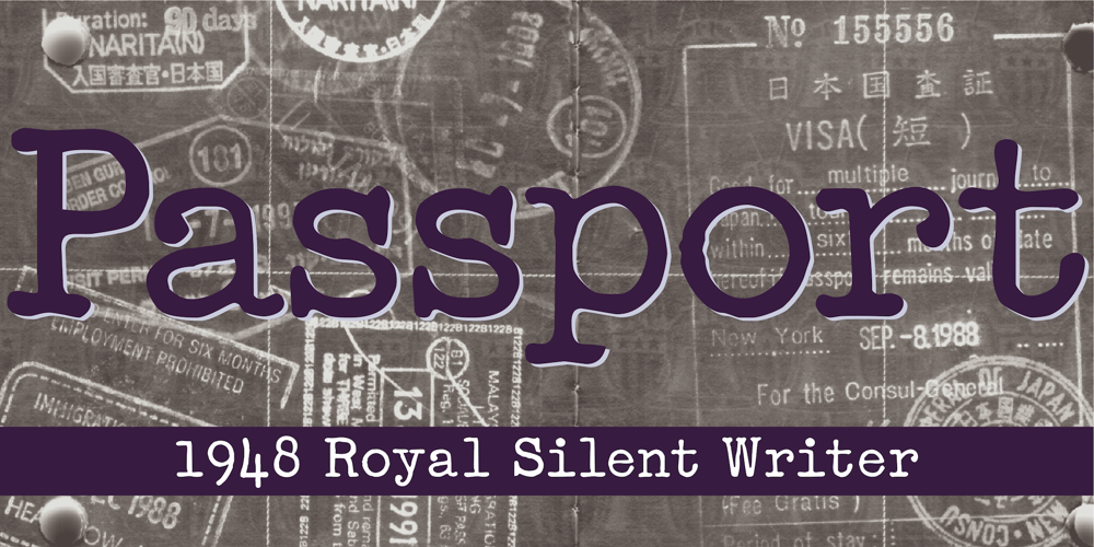 Passport48 font