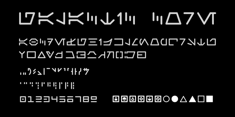 Galactic Core font