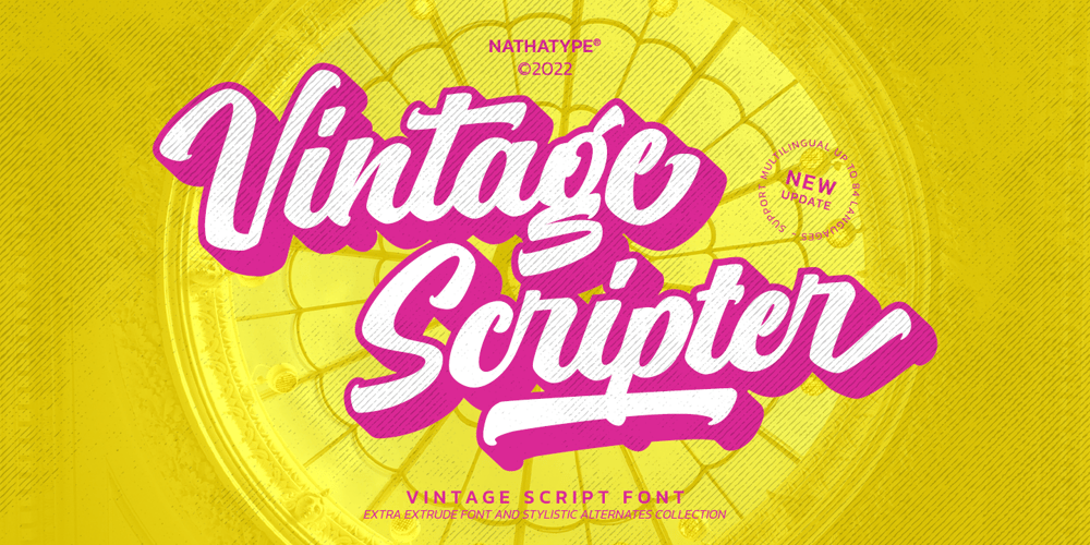 Vintage Scripter font