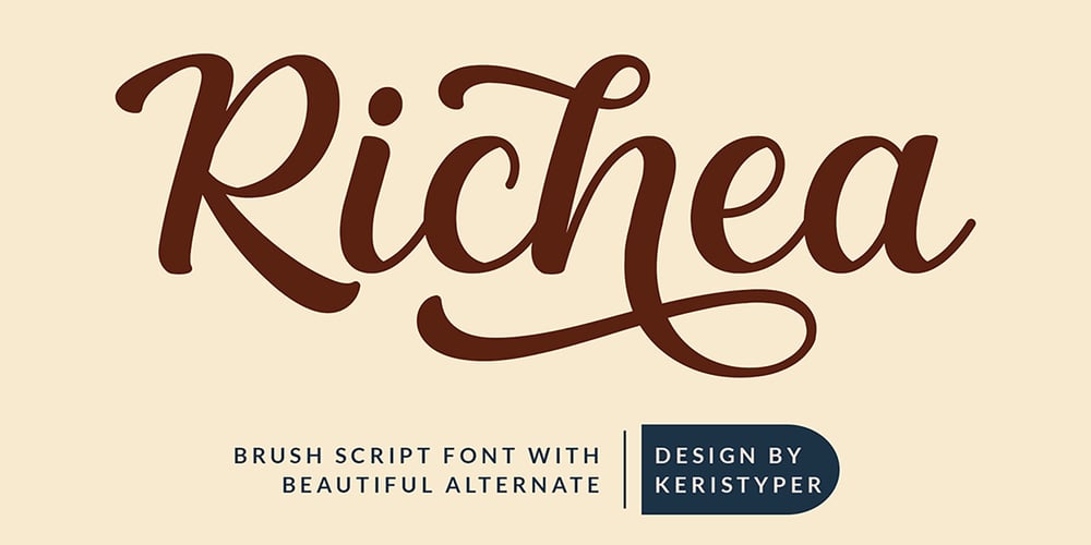 Richea font