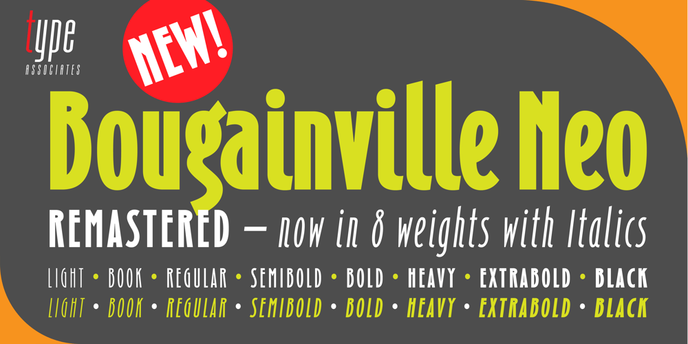 Bougainville Neo font