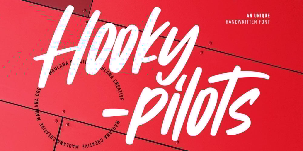 Hookypilots font
