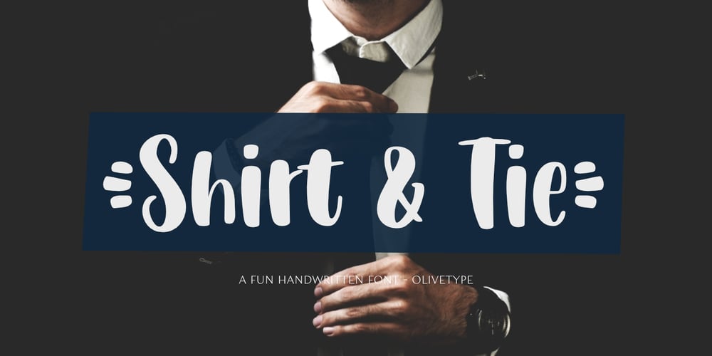 Shirt & Tie font