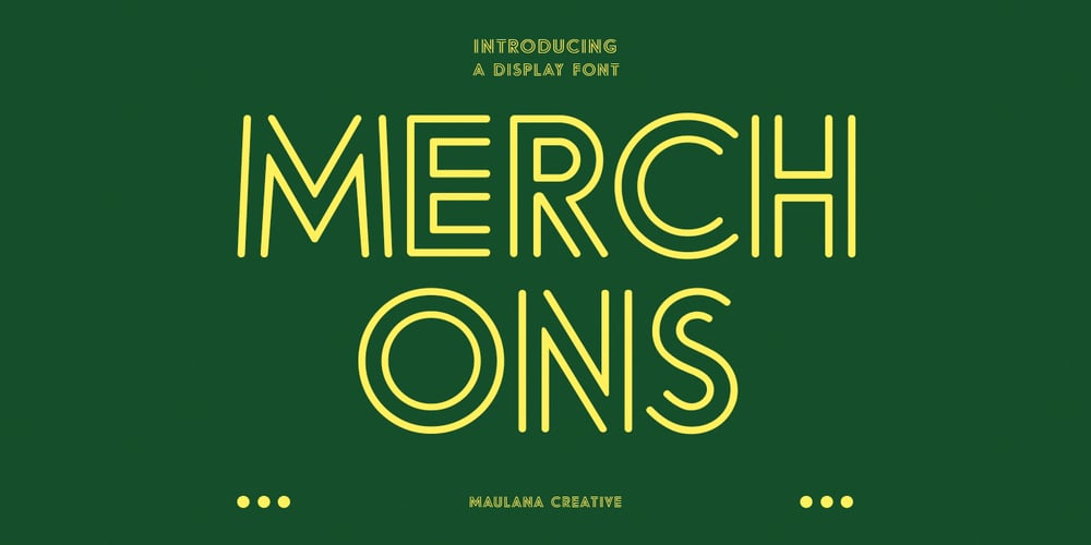 Merchons font