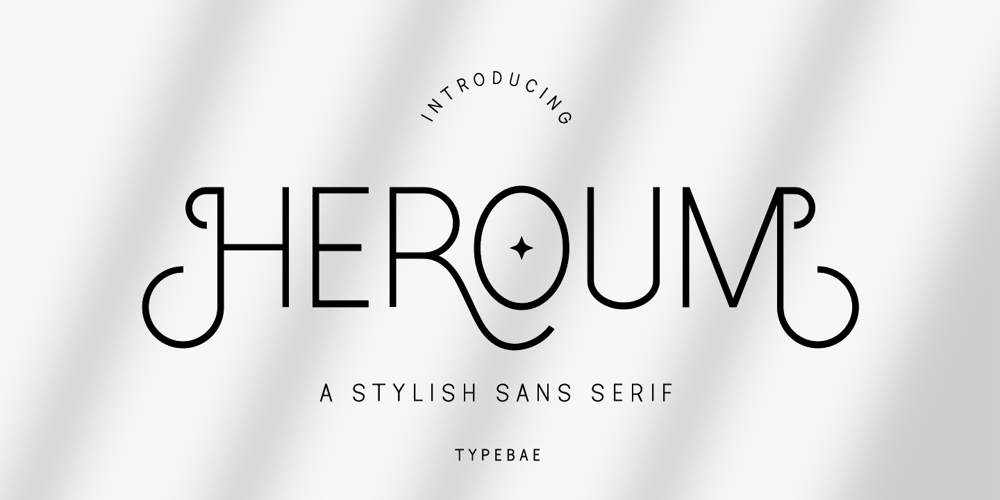 Heroum font