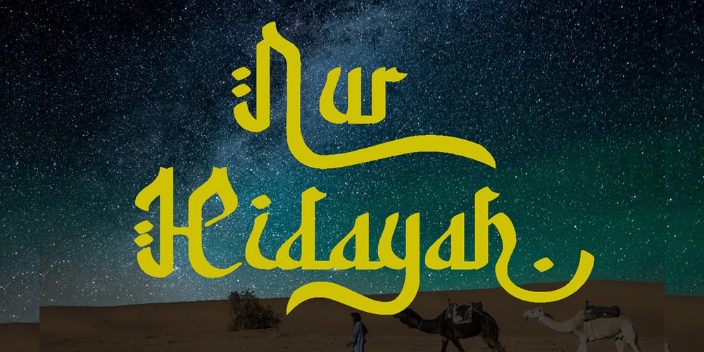 Nur Hidayah font
