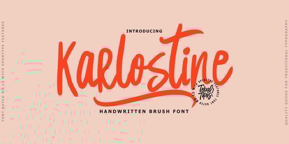 Karlostine Font font