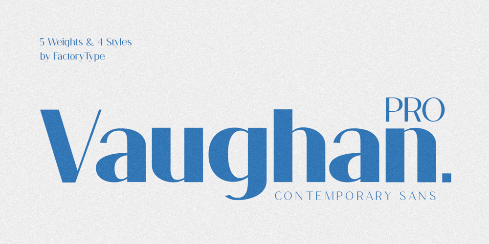 Vaughan Pro font