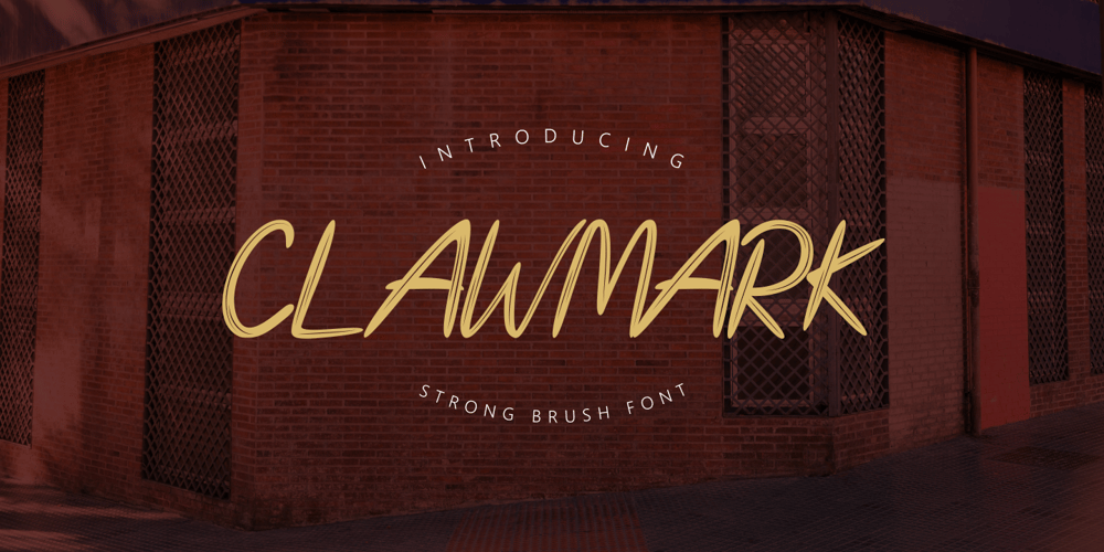 Clawmark font