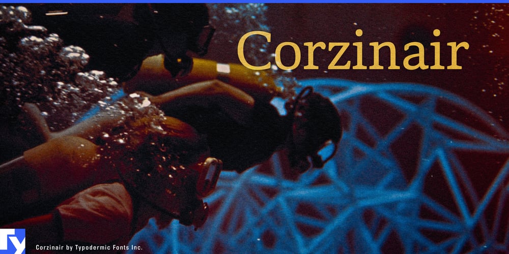 Corzinair font