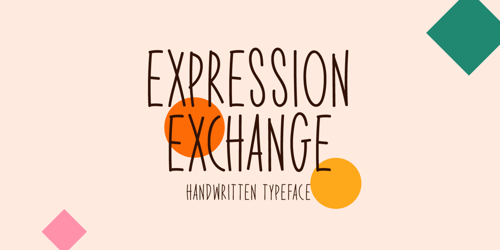 Expression Exchange font