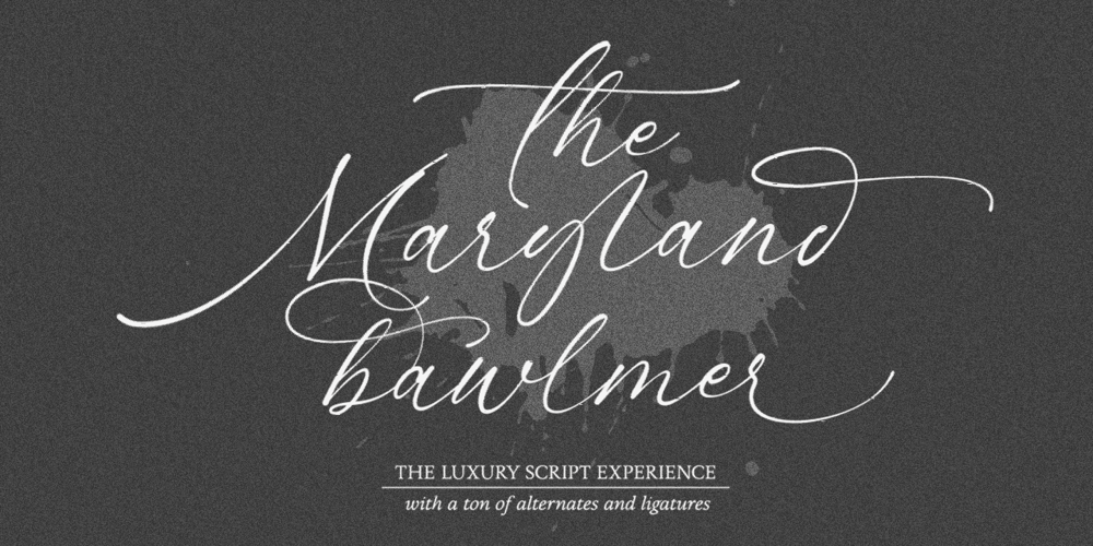 Maryland Bawlmer font