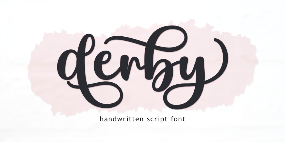 Derby Script font