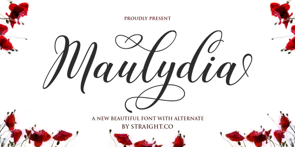 Maulydia font