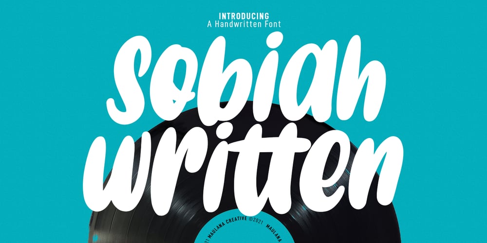 Sobiah Written font