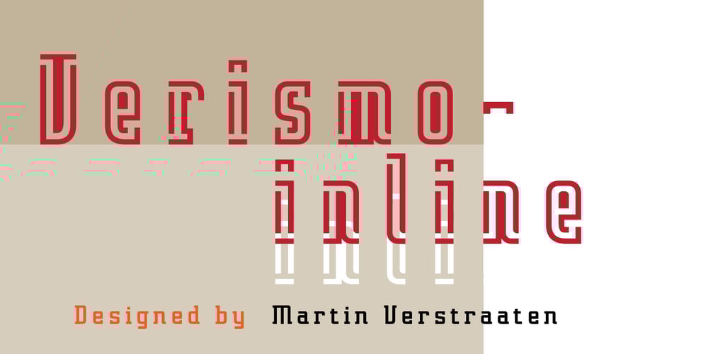 Verismo Inline font