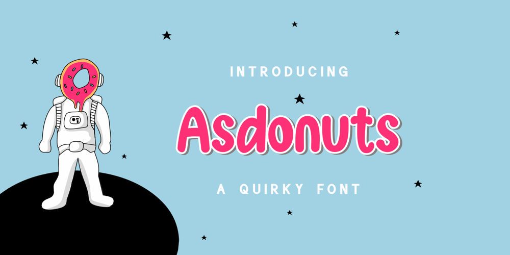 Asdonuts font