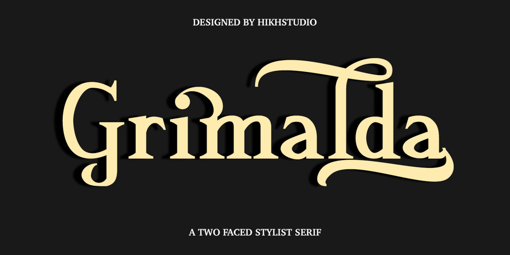Grimalda font
