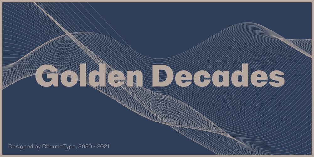 Golden Decades font