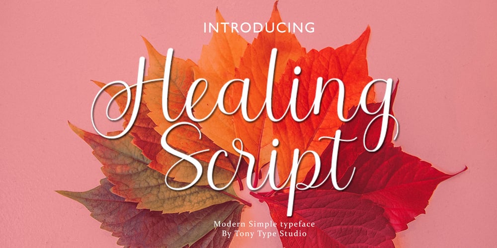 Healing Script font