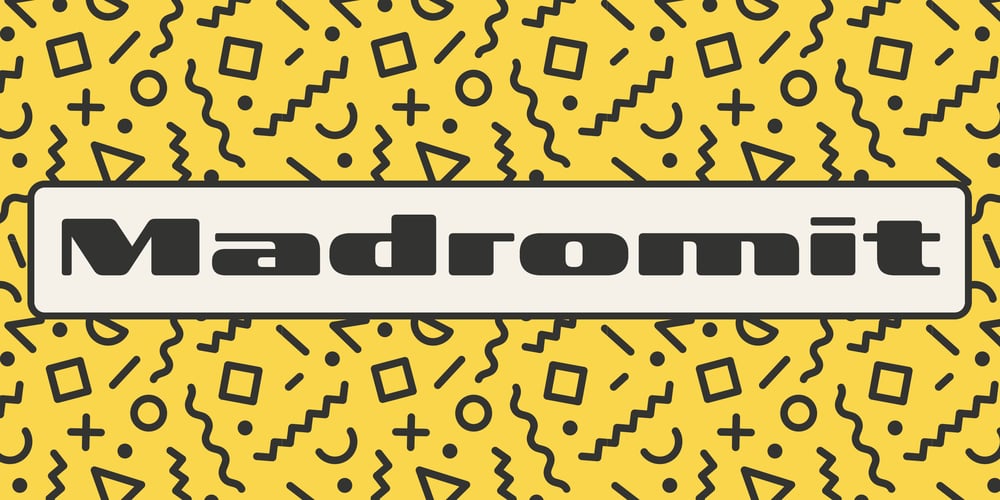 Madromit font