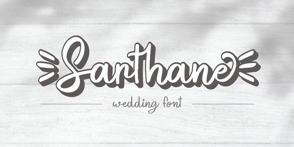 Sarthane font