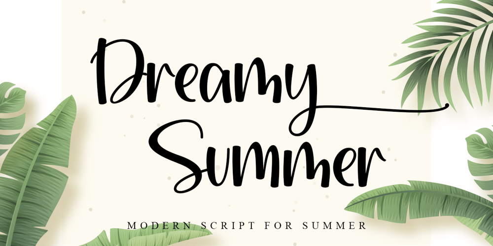 Dreamy Summer font