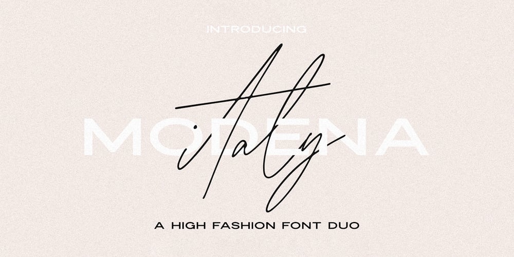 Modena JW Font Duo font