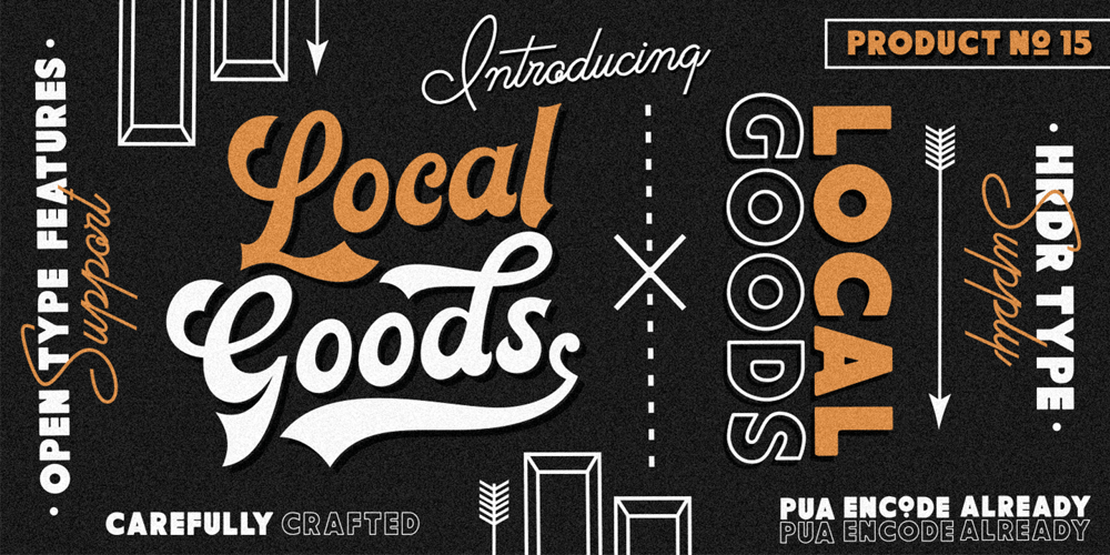 Local Goods font