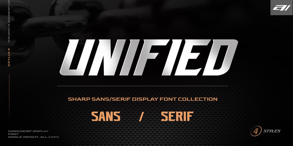 AZN Unified font