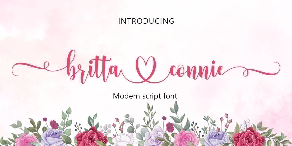 Britta Connie font