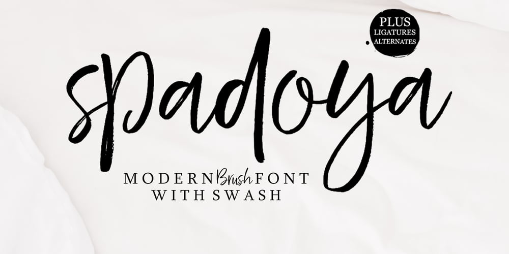 Spadoya font