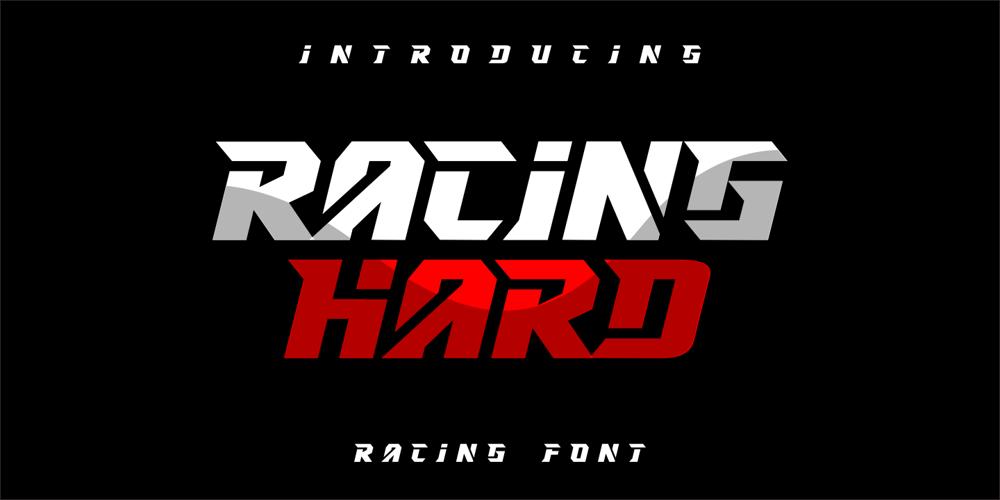 Racing Hard font